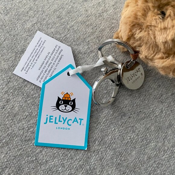 NWT Jellycat Bartholomew Bear Bag Charm 100% Authentic - Picture 7 of 14